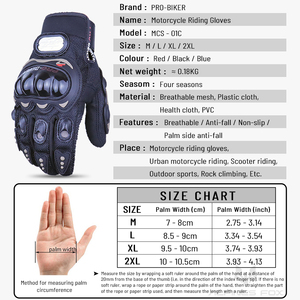 Gants de moto d'été Gants de moto respirants Gants de moto antidérapants Gants de course de protection <span class=keywords><strong>pour</strong></span> motocycliste - Product Image 6