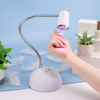 Lampe de table professionnelle 18W flexible rechargeable sans fil à gel, avec capteur tactile, lampe UV LED pour ongles, pour salon de beauté