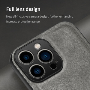 Funda mate de cuero PU de TPU para <span class=keywords><strong>iPhone</strong></span> 15 Pro, funda protectora de cuero PU para teléfono, funda para <span class=keywords><strong>iPhone</strong></span> 16 - Product Image 4