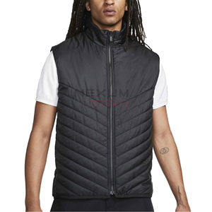 Men's Mandarin Collar Mesh Rhinestone Tank Top See Through <b>Fishnet</b> Vest Sparkly Diamond Summer Outerwear Party Clubwear - Product Image 3