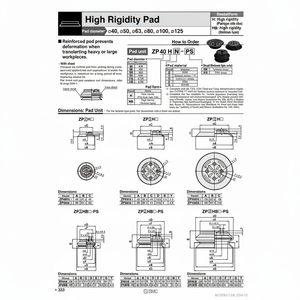 Almohadilla de vacío SMC Pneumatics modelo para equipos de manipulación de materiales - Product Image 1