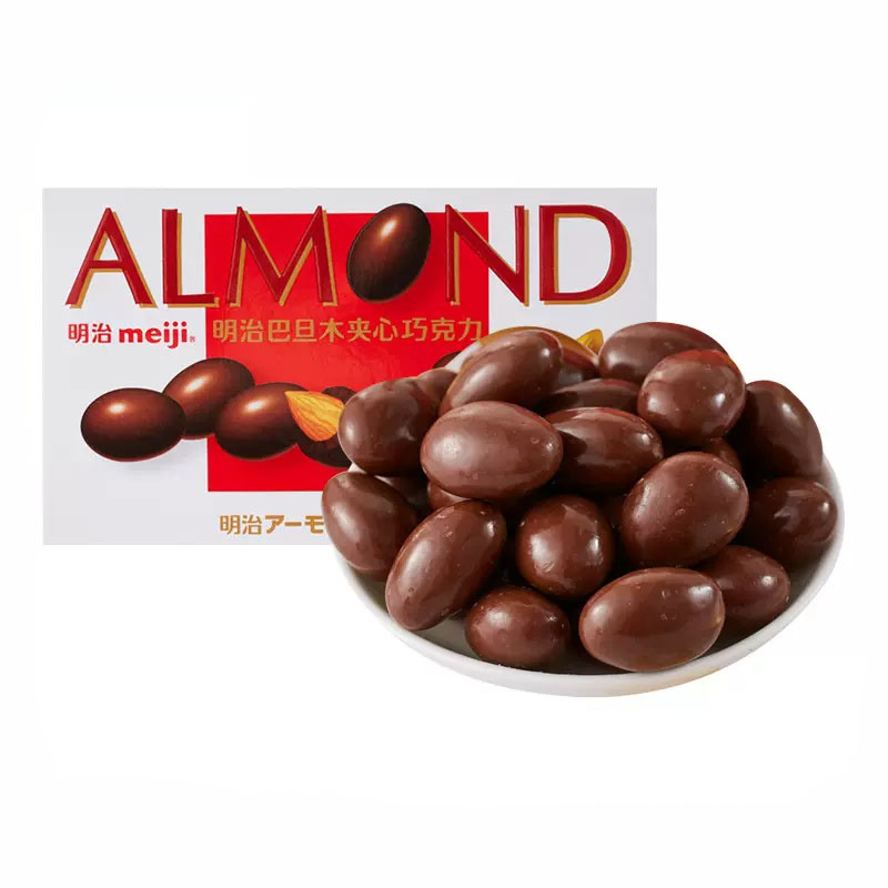 Exotic Snack Japanese Chocolate Milk Chocolate Roasted Almonds 80g