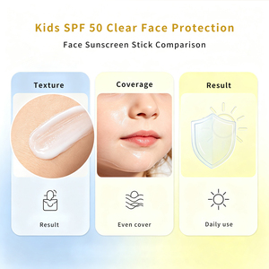 SPF50 <strong>Moisturiser</strong> Sun Stick Hydrating Sunscreen Stick UV Protection Lightweight Invisible Portable Waterproof Sweat Resistant - Product Image 5