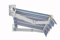 Auvent Rétractable Moderne - Cadre en Aluminium Durable, Télécommande, Projection de 21m, Étanche pour Hôtels, Restaurants, Extérieur