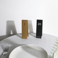 Maxery – numéros de Table pour mariage, porte-numéro de Table en fer gravé avec LOGO, pour fête, décoration de la maison, mariage