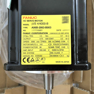 A06B-2063-B003 Nuevo Motor Servo AC Original FANUC - Product Image 2