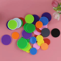 Jetons en plastique vierges personnalisés avec logo imprimé, 25/32/37 mm, pour jeux d'arcade