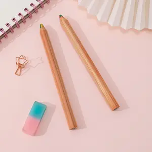 Bview Art 4 ألوان في قلم رصاص واحد 7 بوصة قلم رصاص ملون من الخشب الطبيعي رسم مخصص