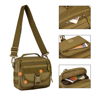 Bảo Vệ Cộng Với Chất Lượng Cao Ngụy Trang Vai Túi Ngoài Trời Giản Dị Molle Chiến Thuật Sling Du Lịch Người Đàn Ông Nhỏ Túi Crossbody - Product Image 3