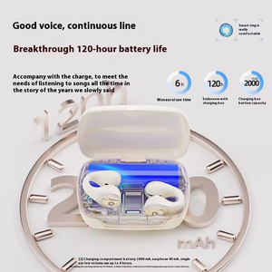 <span class=keywords><strong>Écouteur</strong></span>s Bluetooth A68 à <span class=keywords><strong>oreille</strong></span> ouverte <span class=keywords><strong>avec</strong></span> clip, en TPU souple et fil en acier à mémoire de forme, suppression du bruit ENC, prise en charge de la recharge inversée, <span class=keywords><strong>écouteur</strong></span>s sans fil - Product Image 6
