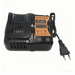 <span class=keywords><strong>Chargeur</strong></span> de batterie lithium-ion 12V/20V personnalisable avec éclairage LED et double port, disponible en plusieurs options de puissance - Product Image 3