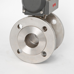 Válvula de bola neumática de acero inoxidable 304 con brida DN50 PN40 para control de agua - Product Image 3