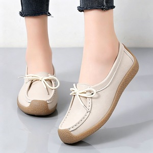 Nuovi Modelli Xuanhui: Comodi Ballerini con Tacco Basso 2cm, Mocassini Slip-on Antiscivolo per Ufficio, Lavoro e Guida, <span class=keywords><strong>Scarpe</strong></span> Piatte da <span class=keywords><strong>Donna</strong></span> - Product Image 5