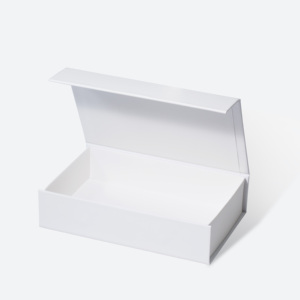 Scatola Regalo Magnetica di Lusso <span class=keywords><strong>Formato</strong></span> B7 con Coperchio, Confezione Pieghevole in Materiali Riciclati per Piccole Imprese con Nastro - Product Image 3