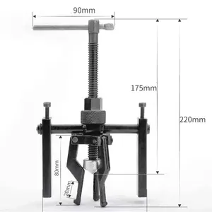 Extracteur d'engrenage de roulement intérieur à 3 mâchoires Kit d'outils de Machine automobile robuste outils de réparation de voiture