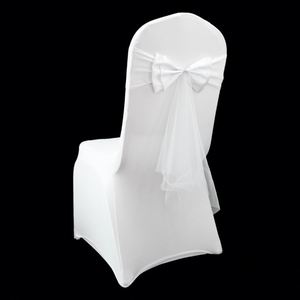 Housses de chaise en mousseline de soie et maille élastique - Product Image 2
