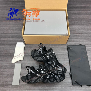 Chaussures de sport rétro de haute qualité en cuir véritable de luxe à lacets, tailles 3XL, semelle extérieure souple en TPU, pour la marche, style Balenciaga - Product Image 5