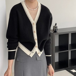 2024 Spring Women <strong>Long</strong> Sleeve Sweater <strong>Cardigan</strong> <strong>Line</strong> Solid Single Breasted Sweater <strong>Cardigan</strong> - Product Image 2