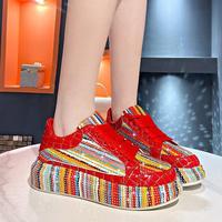 Zapatillas Deportivas Modernas y a la Moda, Coloridas y Brillantes, Nuevas, de Malla, Cómodas y Transpirables