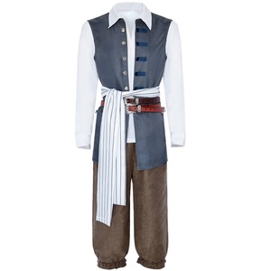 Korsanlar Film Cosplay Kostüm Erkekler Yetişkin Rönesans Vintage Şövalye Faire Karnaval Parti Kostüm - Product Image 4