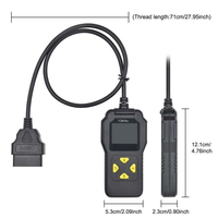Repuestos para Excavadoras, Escáner de Diagnóstico OBD2 ELM327, Lector de Códigos de Error de Batería del Motor