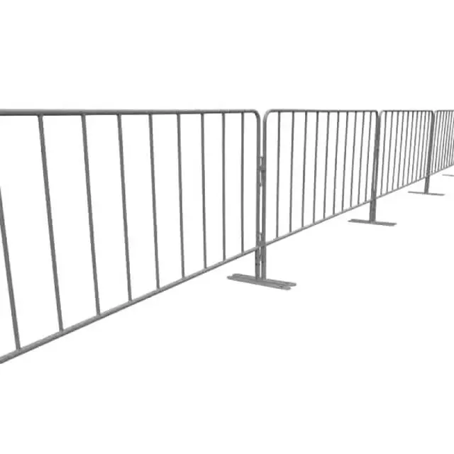 Construction Site Fence Removable Safety Road Crash Barrier Temporary Standard Fences Pedestrian Crowd Control Traffic Guardrail
