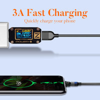 Kabel Pengisian Daya USB Type-C 1M 180 Derajat Baru dengan Pelindung Anyaman untuk Ponsel Android Pengisian Cepat 3A