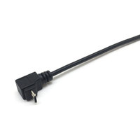 Cable de Carga de Datos con Conector USB-A Macho a Micro USB en Ángulo de 90 Grados hacia Arriba