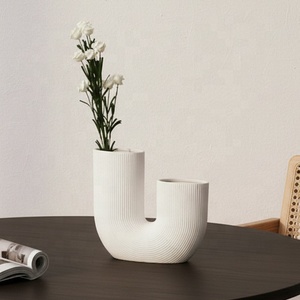 Vasi Decorativi in Ceramica e Porcellana YBH Stile Nordico, Finitura Opaca, Design Minimalista, Misure Personalizzabili <span class=keywords><strong>per</strong></span> Casa, Giardino e Matrimoni - Product Image 3