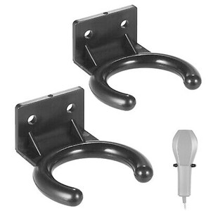Appendiabiti per microfono in plastica a parete con supporto per Mic con supporto per gancio nero per microfono senza fili - Product Image 2