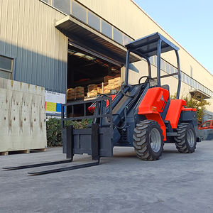 Livraison gratuite excavatrice télescopique compacte avec moteur diesel chargeuse sur roues pour les industries du jardin et de la ferme grande remise - Product Image 1