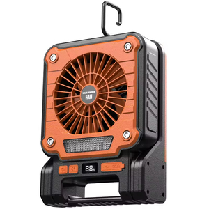 Ventilateur portable rechargeable solaire pliable avec lumière 3600mAh <span class=keywords><strong>4</strong></span> en 1 pour le camping en plein air - Product Image 4