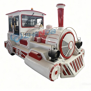 <b>Train</b> Bus Amusement Park Electric Manned Bus Clown Style Luxury Seat Bus Hot Sale - Product Image 1
