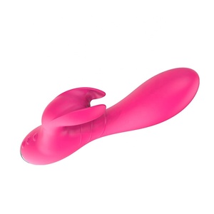 2020 Best Seller USB Ricaricabile Doppia 10 Velocità di Massaggio Bunny Vibratore Del Coniglio Dildo per la Femmina Giocattoli Del Sesso Delle Donne - Product Image 2