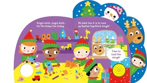 Livre sonore de Noël Jingle Bells pour enfants, livre audio de comptes-rendus de Noël pour la nurserie - Product Image 4