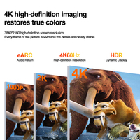 Custom High-Definition 4K HDMI 2.0 Kabel 0,5-15M HDMI Male naar HDMI Male Verguld 4K HDMI Kabel voor Desktop Computer Laptop