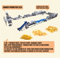 Usine entièrement automatique Joyshine machine à frire les frites ligne de transformation alimentaire ligne de production de chips et frites