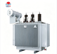Transformateur à alliage amorphe SH15 triphasé 10 kV 315 kVA, résistant aux intempéries, à deux enroulements, ONAN, entièrement étanche pour lignes de production