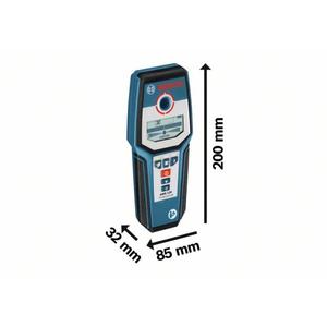 BOSCH - 0601081000 Détecteur GMS 120 Professionnel avec 1 pile 9 V et dragonne-EAN 3165140560108 STUD FINDERS - Product Image 2