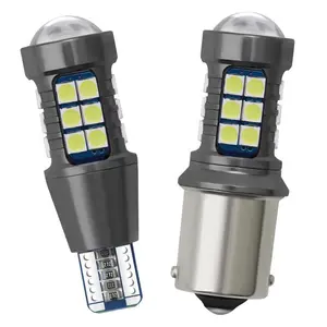 1 chiếc bóng đèn Led Xe Máy bóng đèn LED 3030 chip 27SMD 1156 đèn 1157 7443 7440 T15 12-24V dừng phanh đèn Báo Rẽ Đuôi Sau