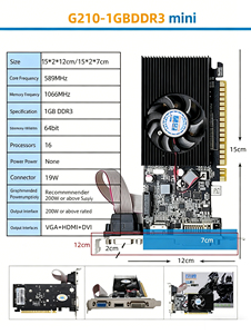 กราฟิกการ์ด GeForce การ์ด GT610 GT210 2GD 64BIT GPU UEFI VGA DVI HD เกมพีซีกราฟิกอิสระเดสก์ท็อป - Product Image 5