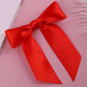 Lazo de Mariposa de Cinta de Raso para Regalo de Navidad, <span class=keywords><strong>Prefabricado</strong></span>, Personalizado, Listo para Usar, Ecológico, 100% Poliéster - Product Image 6