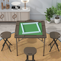 Table pliante carrée en plastique de 90cm pour événements Carte Table carrée d'hôtel pliante solide et utile