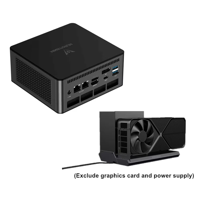 MINISFORUM UM890/UM880 Pro Mini PC AMD Ry-zen 9 8945HS/8845HS 2x DDR5 2x 2.5G Oculink NUC Gaming Computer PC  Win11Pro WiFi6