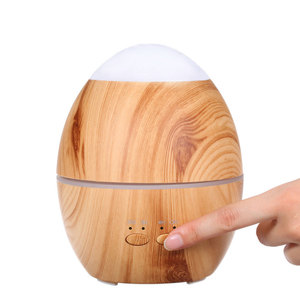 Diffuseur d'arômes créatif pour la maison, mini, effet bois, 300 ml, avec lumière LED et minuterie, pour humidificateur d'ambiance - Product Image 1