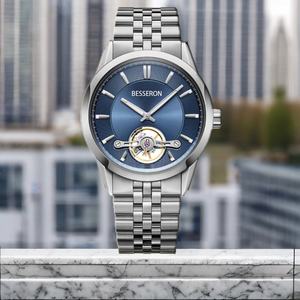 2025 Duskull Customizable Logo Quartz <b>Skeleton</b> <b>Watch</b> for Men 40MM <b>Automatic</b> Mechanical Stainless Fashionable Business Glass - Product Image 2