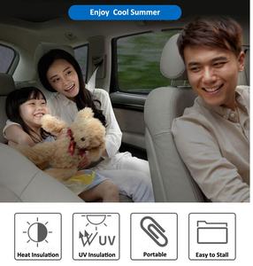 Ensemble complet de pare-soleil de voiture latéral magnétique pour personnalisé 7 pièces maille voiture écran solaire Cassette pare-soleil de fenêtre de voiture pour personnalisé - Product Image 5