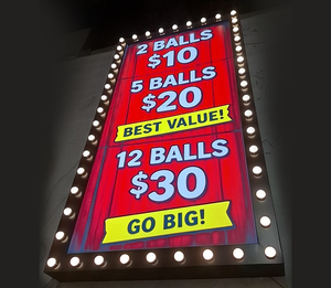 Custom 3D Retro Bulb <b>Light</b> <b>Box</b> Logo LED Sign Stainless Steel IP54 Waterproof UV Printed Powered for Store Shop - Product Image 2