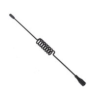 Antenne décorative en métal pour voiture RC, fil de signal pour camion tout-terrain RC 1/10, pièces de simulation et d'amélioration de la carrosserie