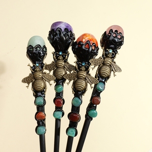 ตะเกียบคริสตัลรูปผึ้งแบบขายส่ง ตะเกียบไม้ทำมือสำหรับเวทมนตร์ ตะเกียบเรกิสำหรับบำบัด ของตกแต่ง ของขวัญ ขายส่งจำนวนมาก - Product Image 6